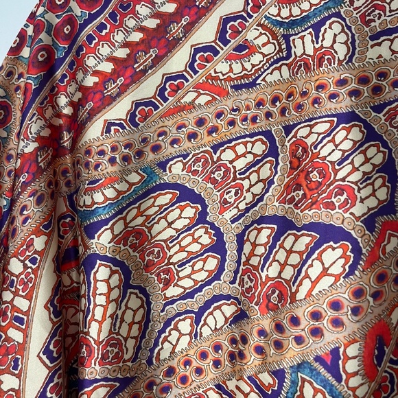 Zara belted paisley printed kimono NWT - Picture 6 of 8
